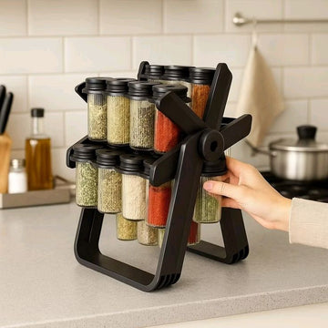 18 Jar Rotating Spice Rack